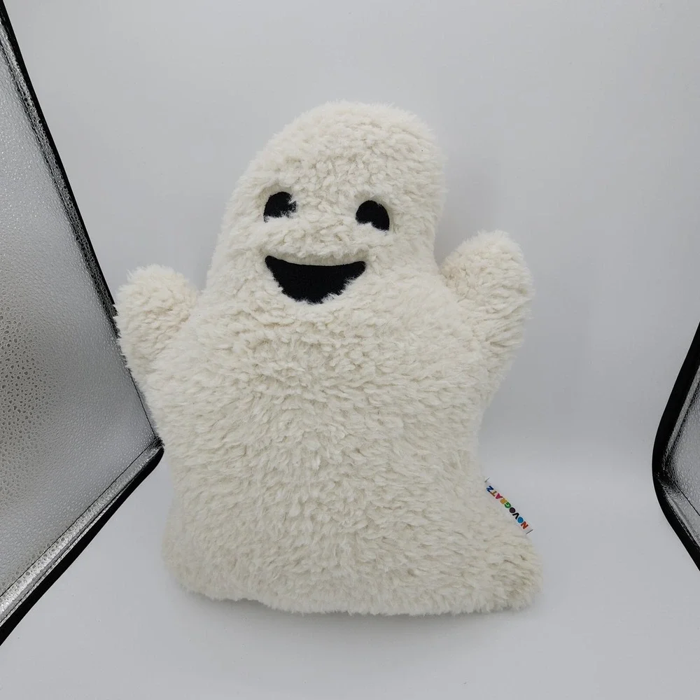 Novogratz Halloween‎ Ghost Sherpa Plush Pillow 16